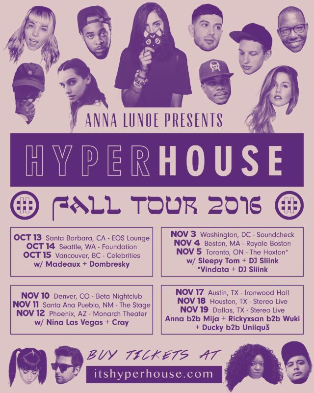 Hyperhouse Tour Dates