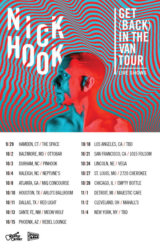 Nick Hook Tour Dates