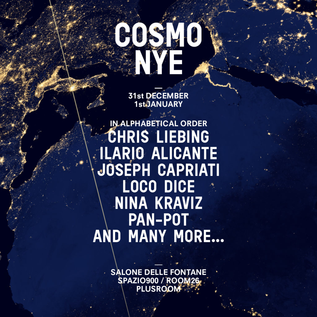 Italy's New Year's Techno Party, Cosmo Festival, Announces Biggest ...