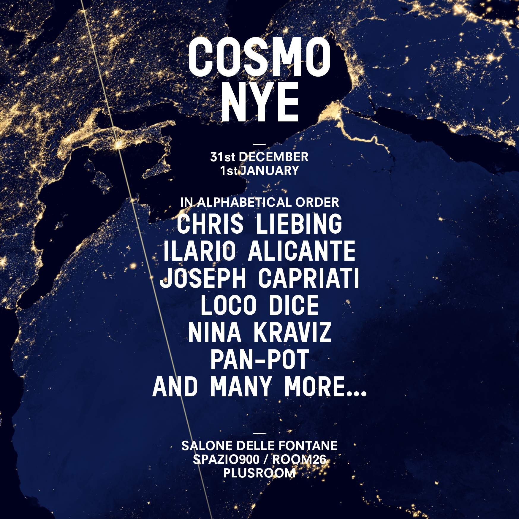 Cosmo Festival Lineup