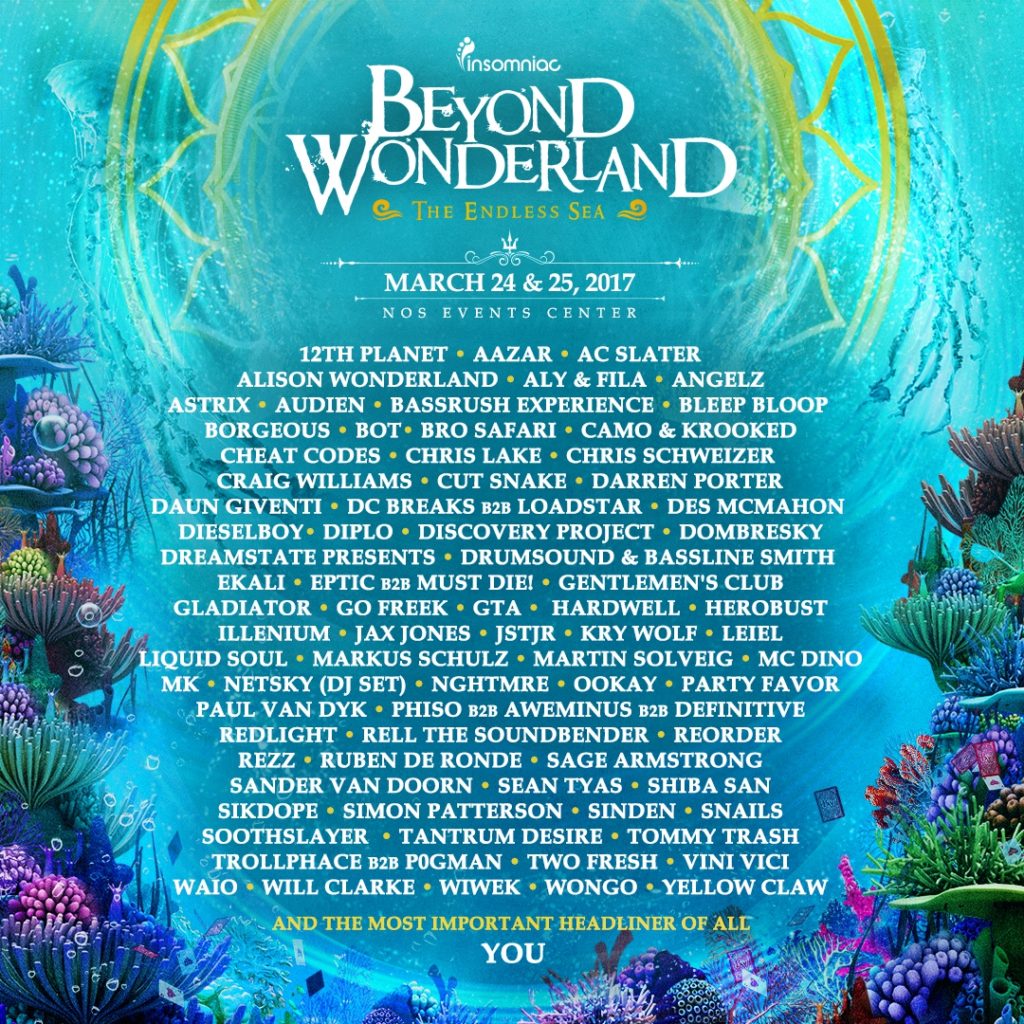 Beyond Wonderland Lineup