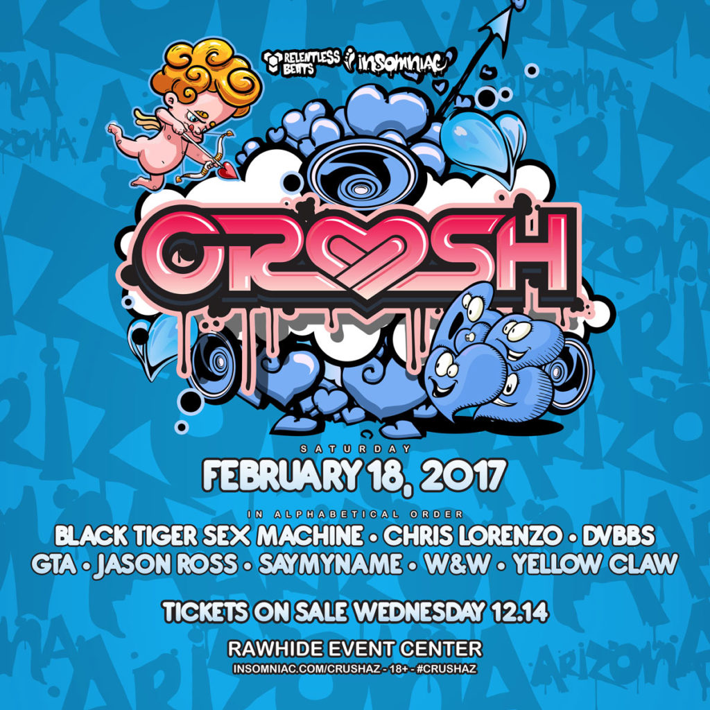 Crush Arizona Lineup