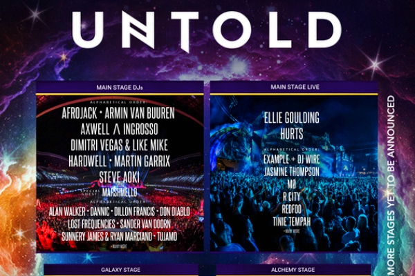untold festival 2017 lineup