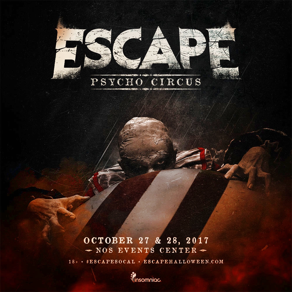 Escape Psycho Circus 2017 Flier
