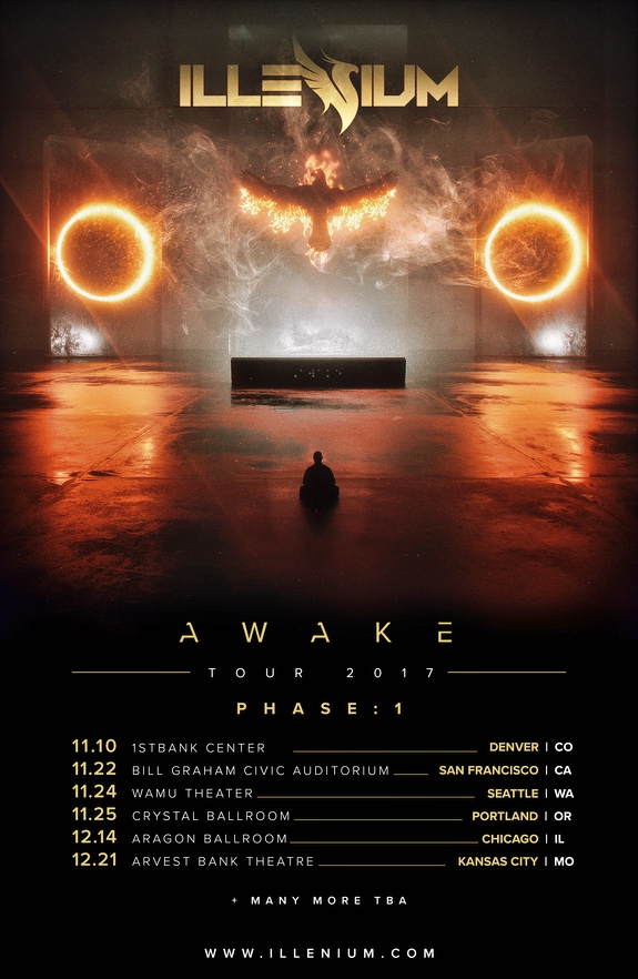 Illenium Awake Tour Flier