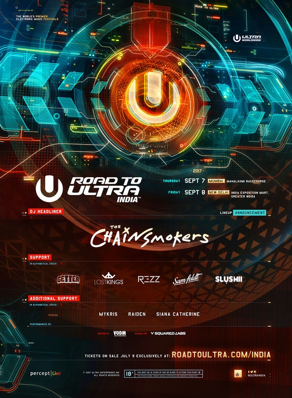 Ultra India 2017 Lineup