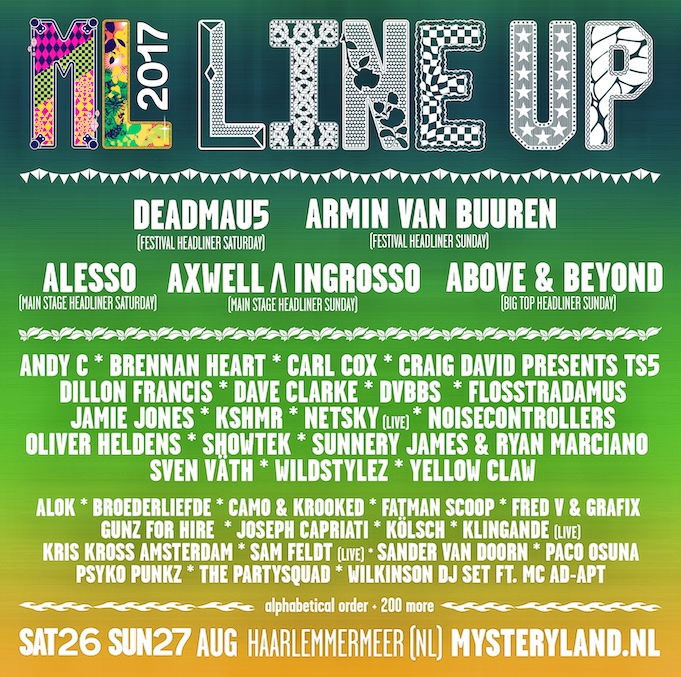 Mysteryland 2017 Flier