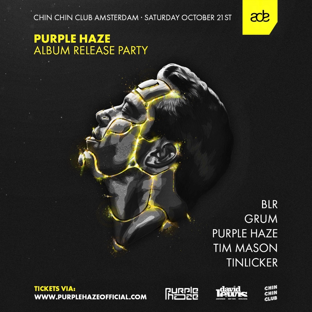 Sander van Doorn Purple Haze Album Release Party 2017 Lineup