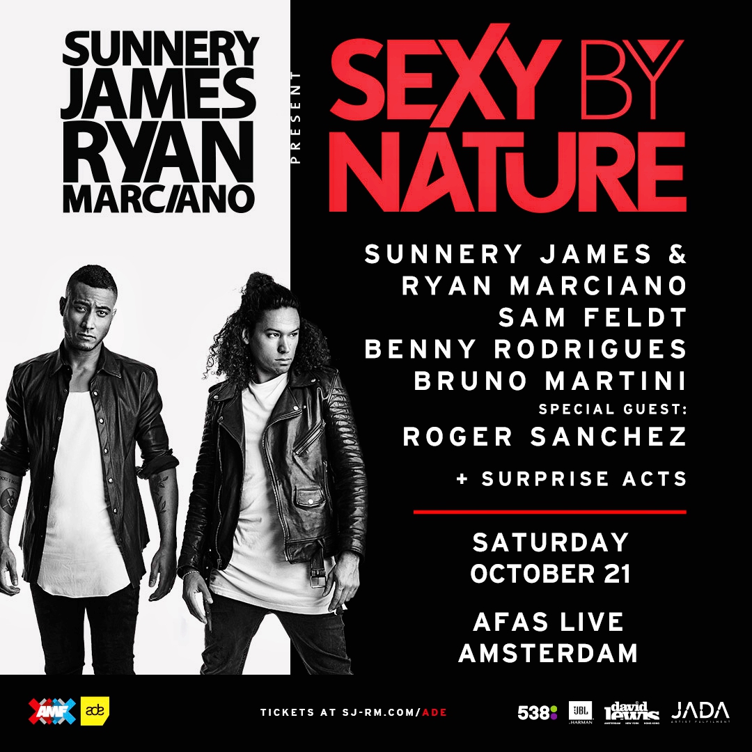 Sunnery James & Ryan Marciano Flier