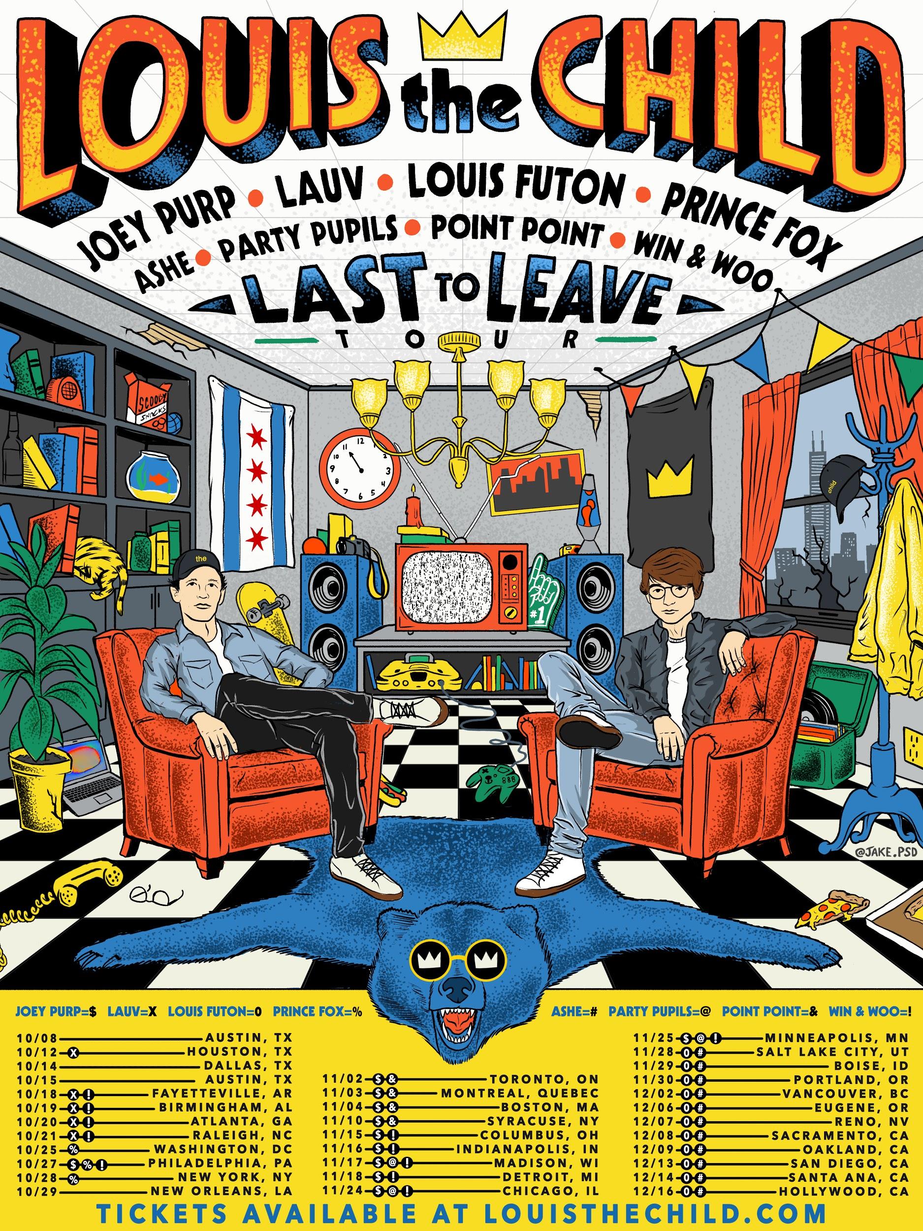 Louis The Child 2017 Tour Flyer