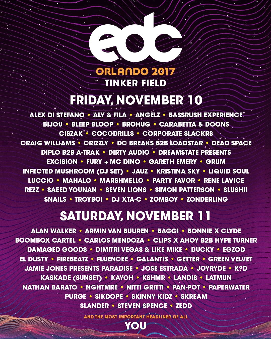EDC Orlando 2017 November Flyer