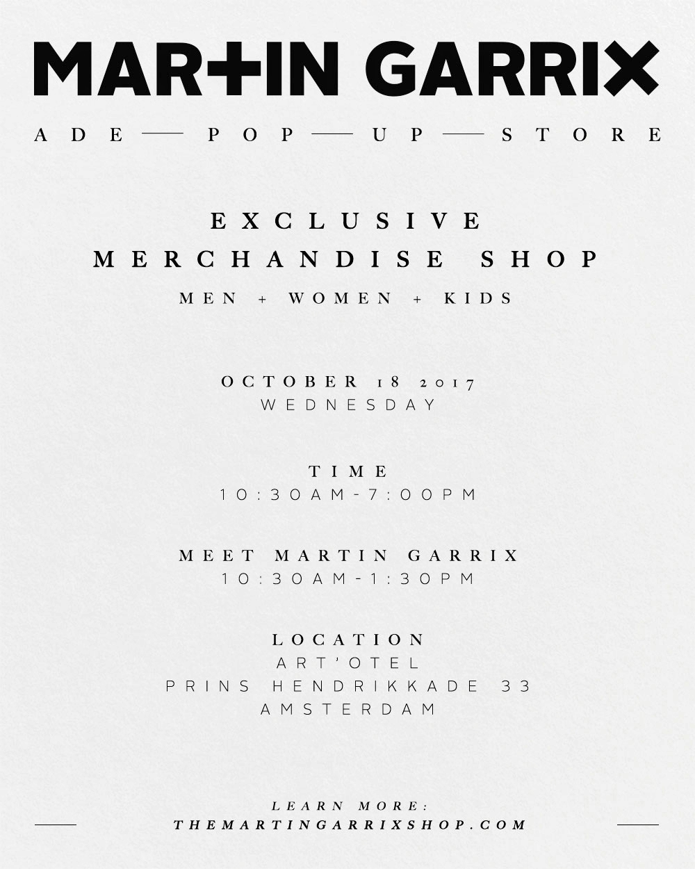 Martin Garrix ADE 2017 Pop Up