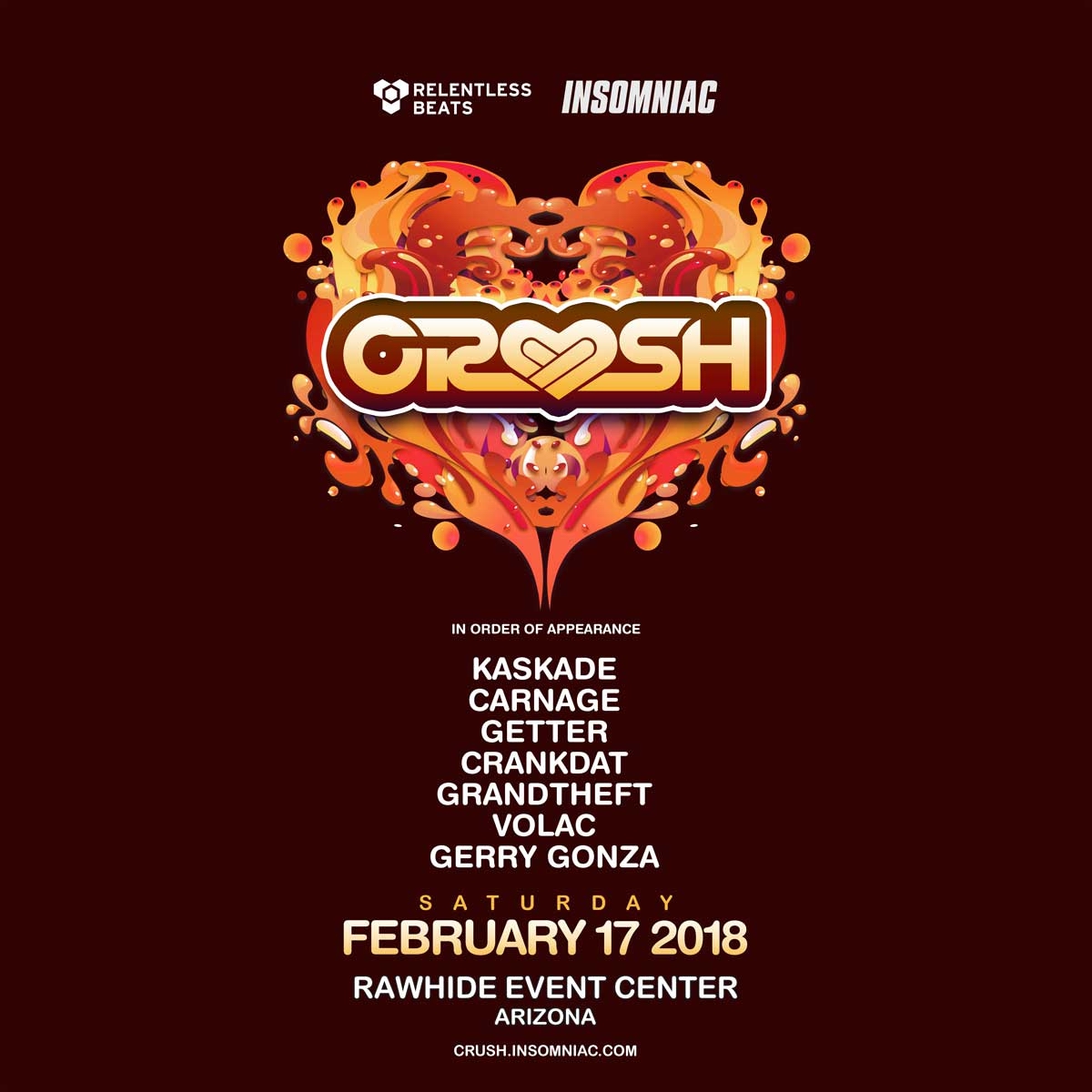 Crush Festival 2018 Flyer