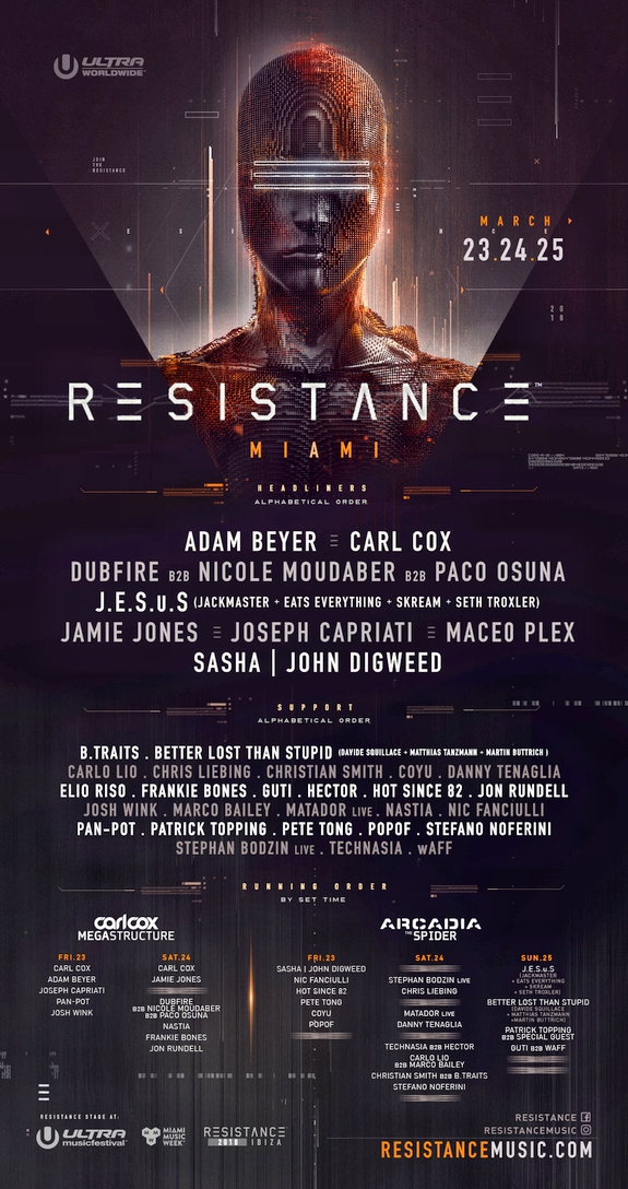 Resistance Miami 2018 Flyer
