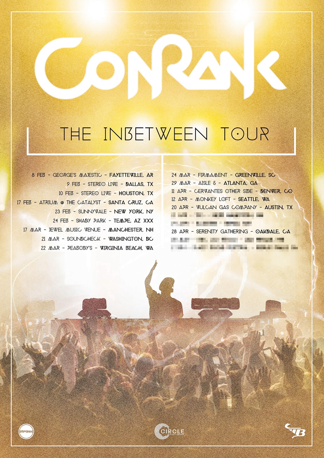 Conrank 2018 Tour Flyer