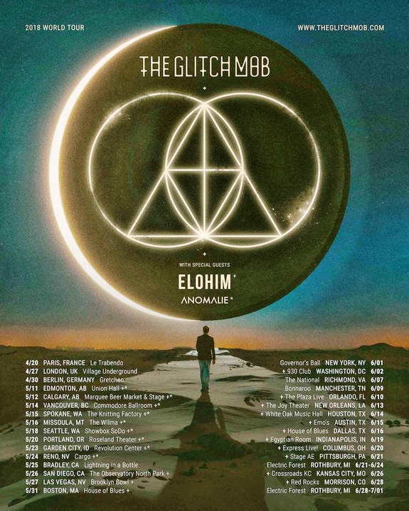 The Glitch Mob 2018 Tour Flyer