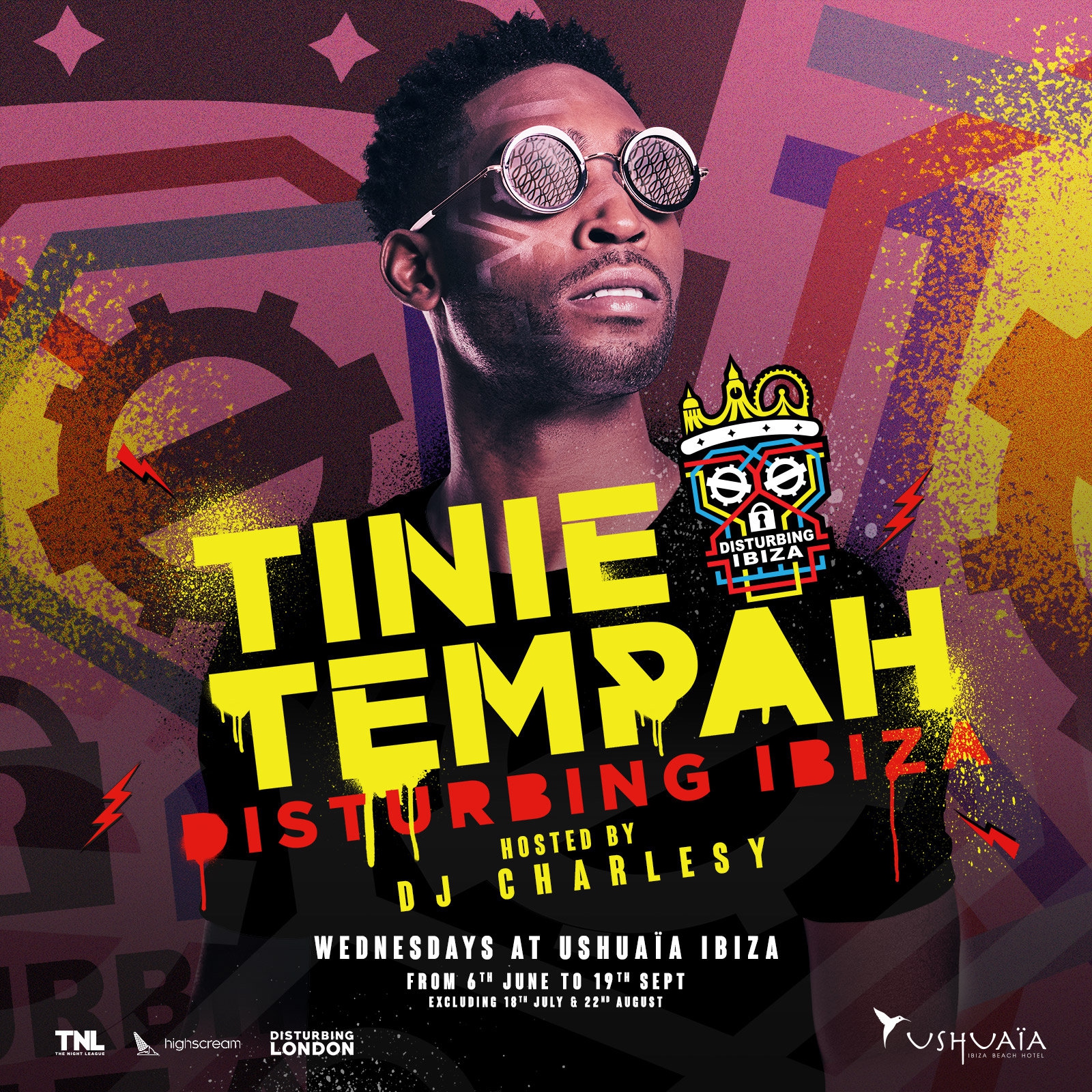 Disturbing Ibiza 2018 Flyer