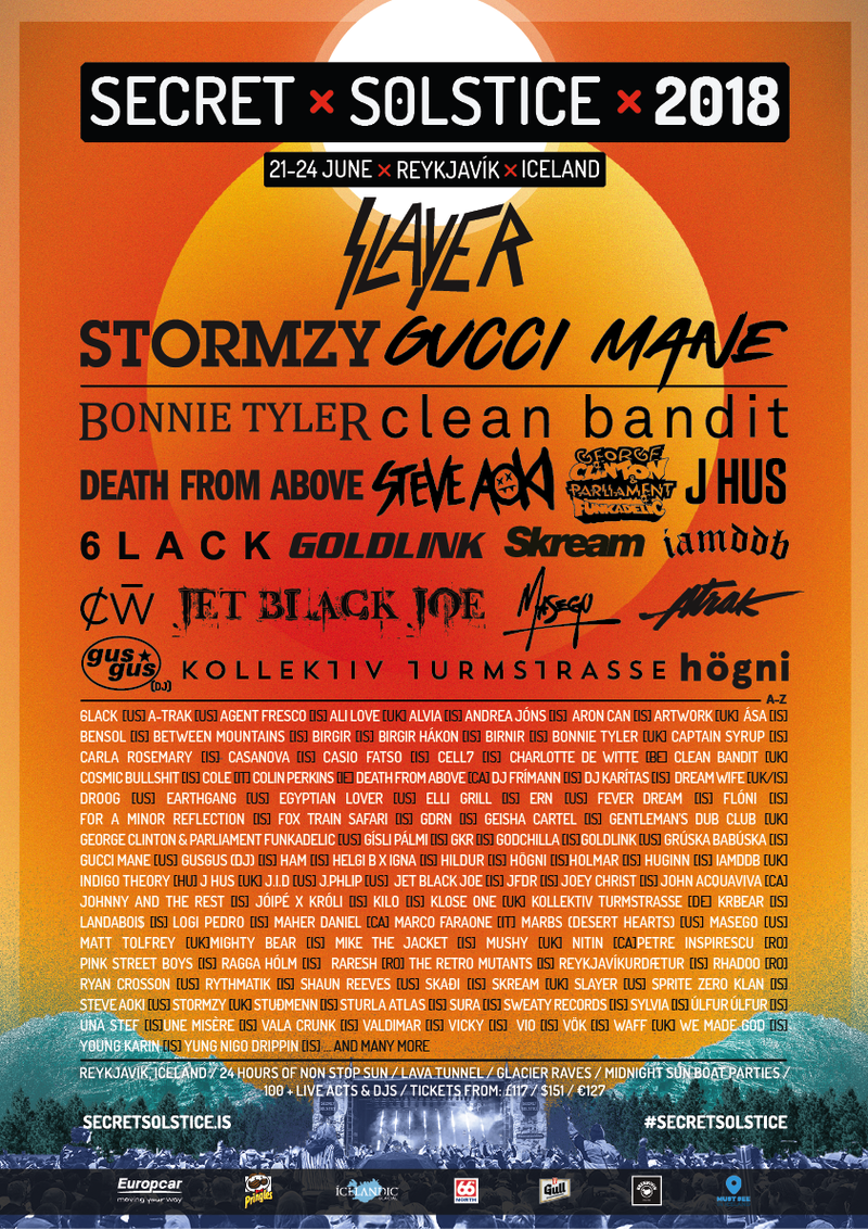 Secret Solstice 2018 Flyer