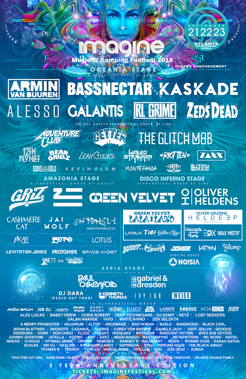 Imagine Festival 2018 Flyer