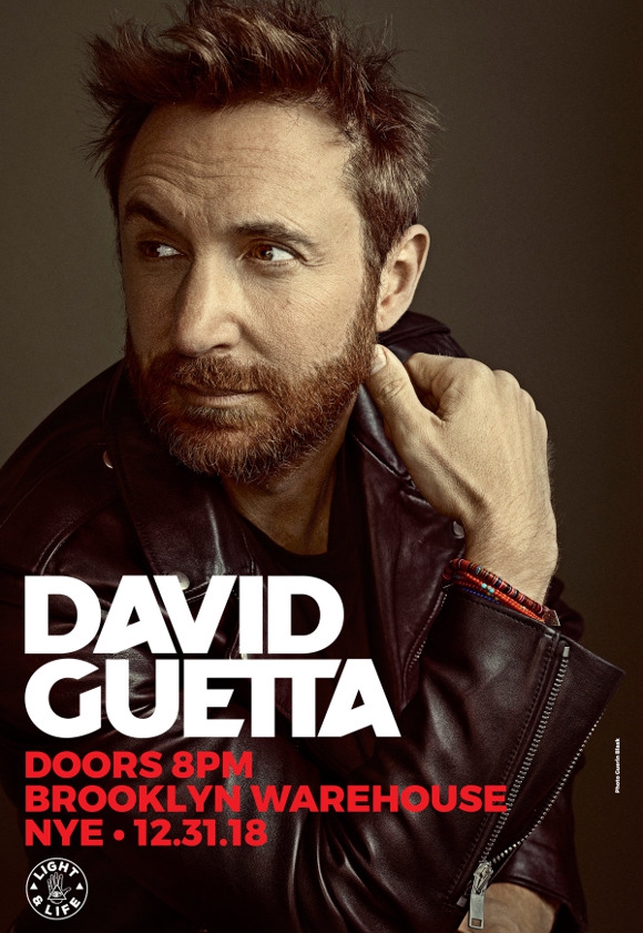 David Guetta NYE 2018 Flyer