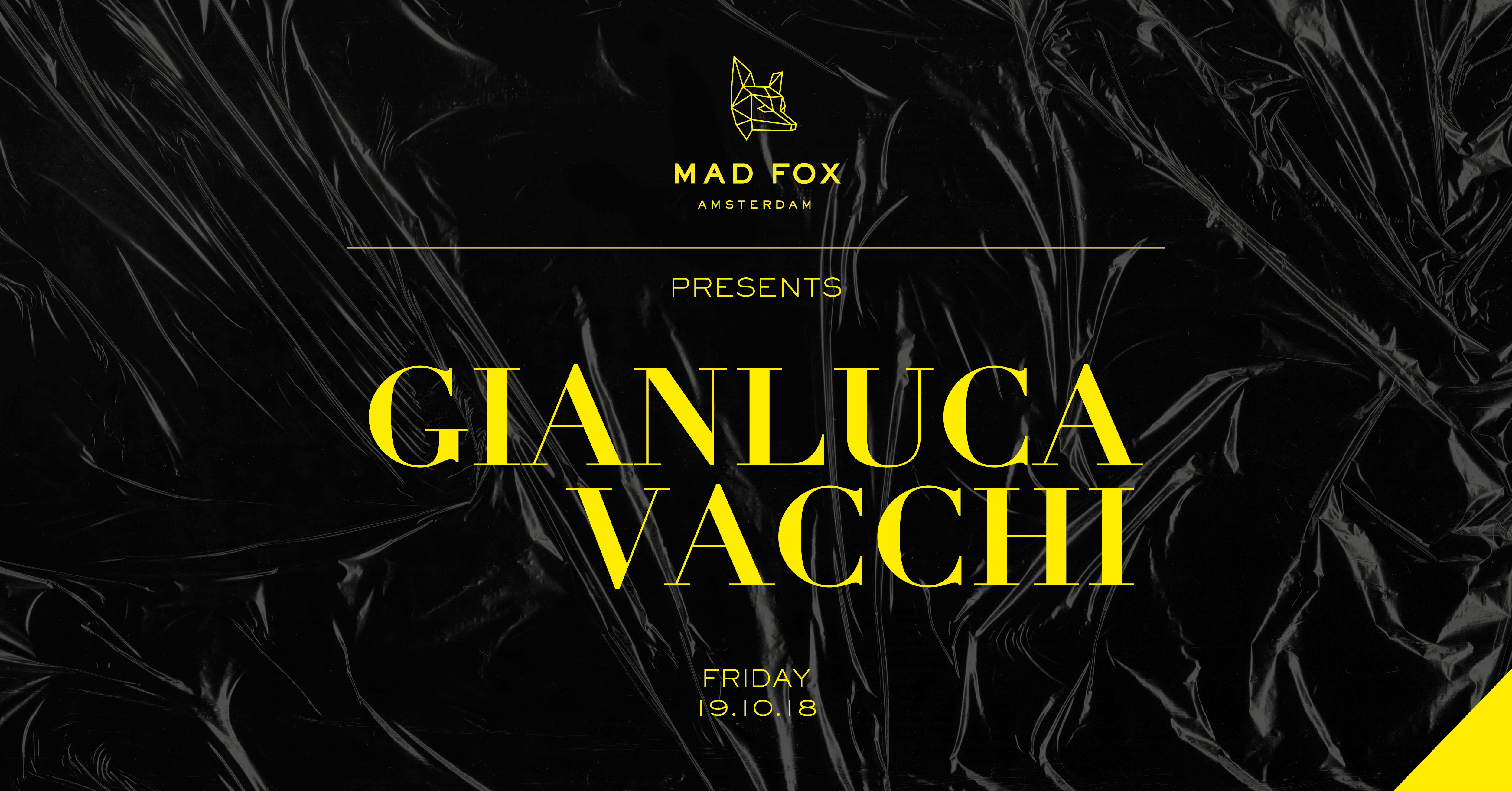 Gianluca Vacchi ADE 2018 Flyer