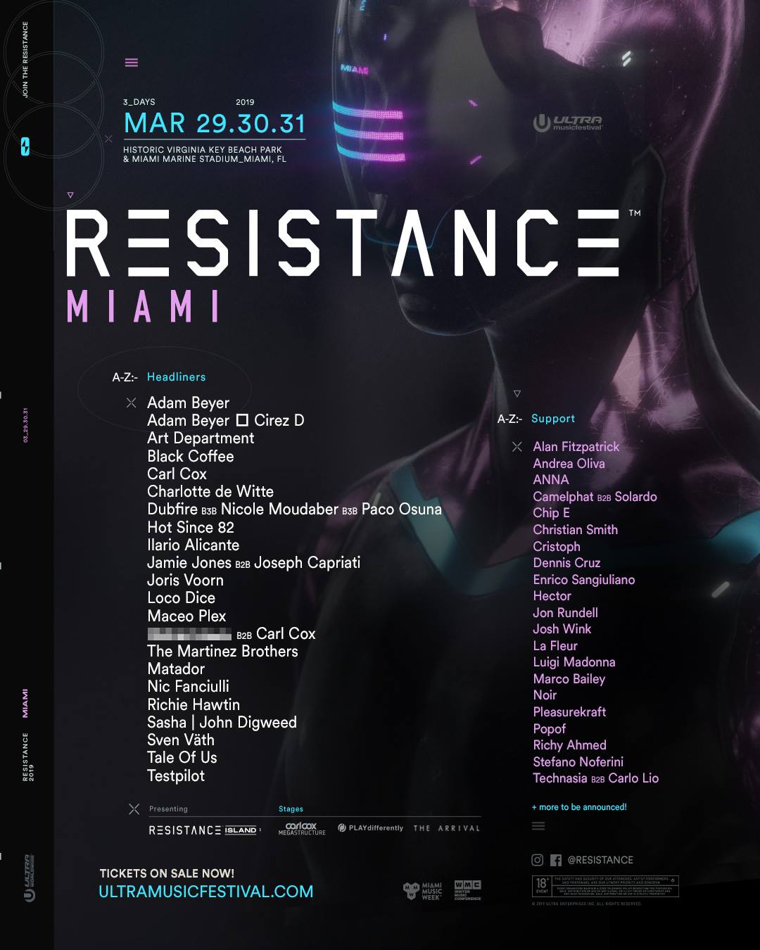Resistance Miami 2019 Flyer