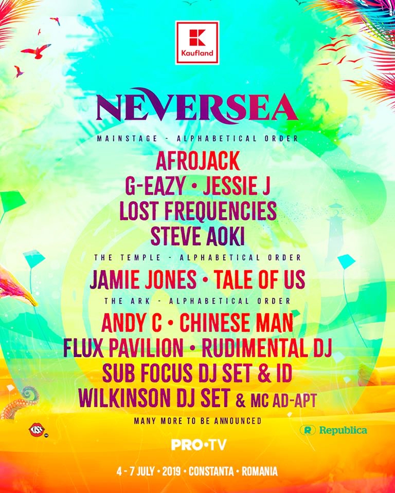 Neversea 2019 Lineup Flyer
