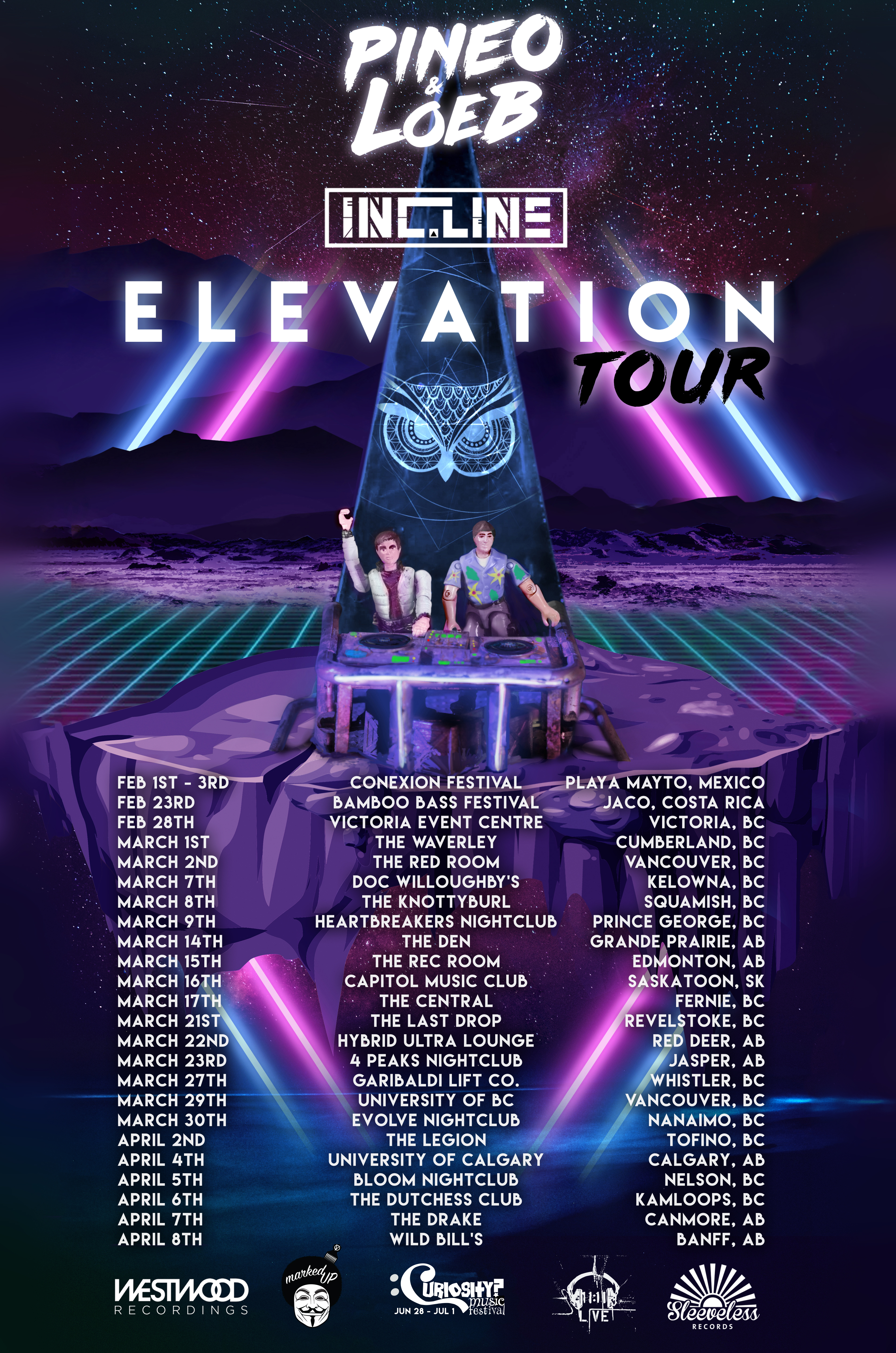 PINEO & LOEB Elevation Tour 2019 Flyer