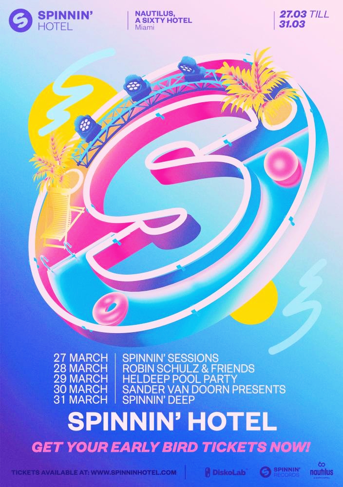 Spinnin Hotel 2019 Flyer