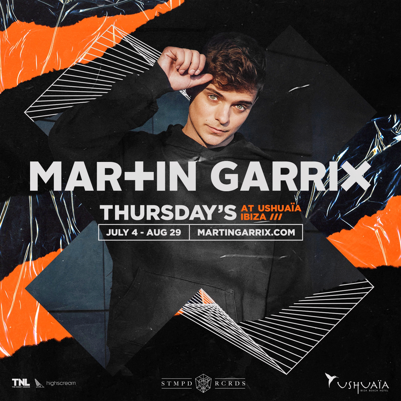Martin Garrix Ushuaia Ibiza March 2019 Flier