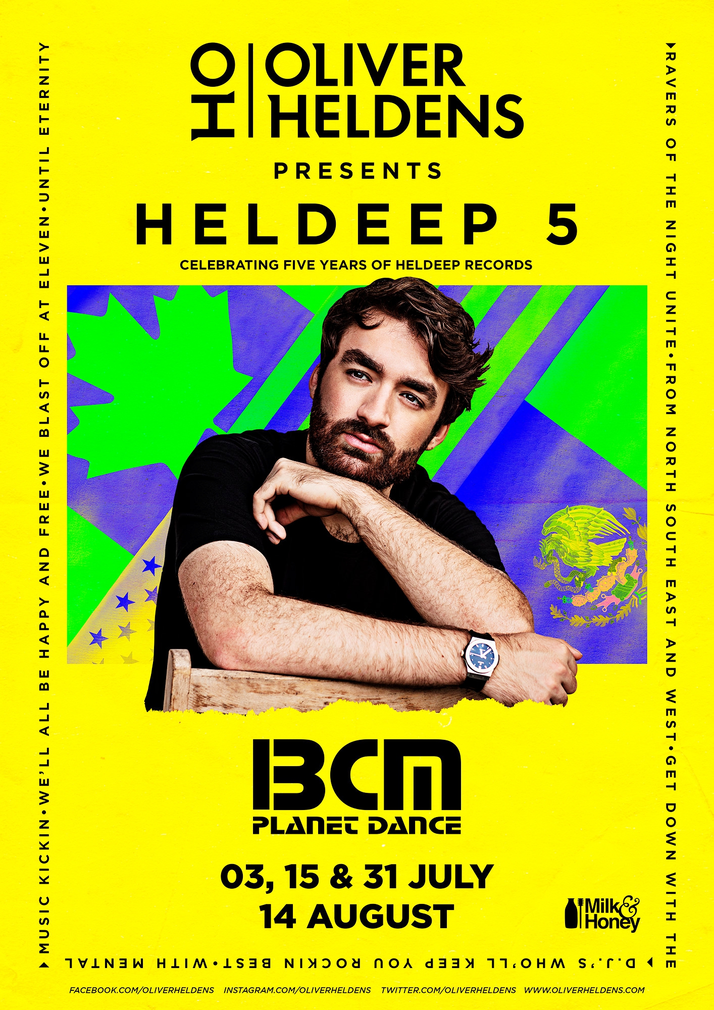 Oliver Heldens Heldeep 5 March 2019 Flyer
