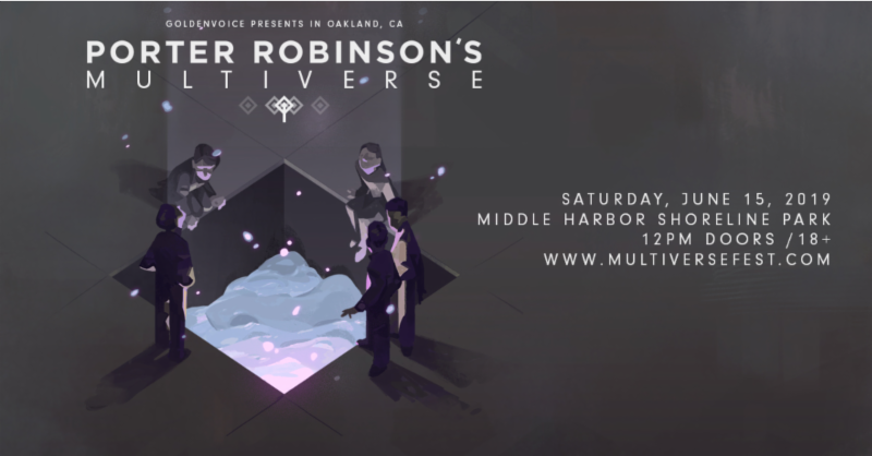 Porter Robinson Multiverse 2019 Flyer
