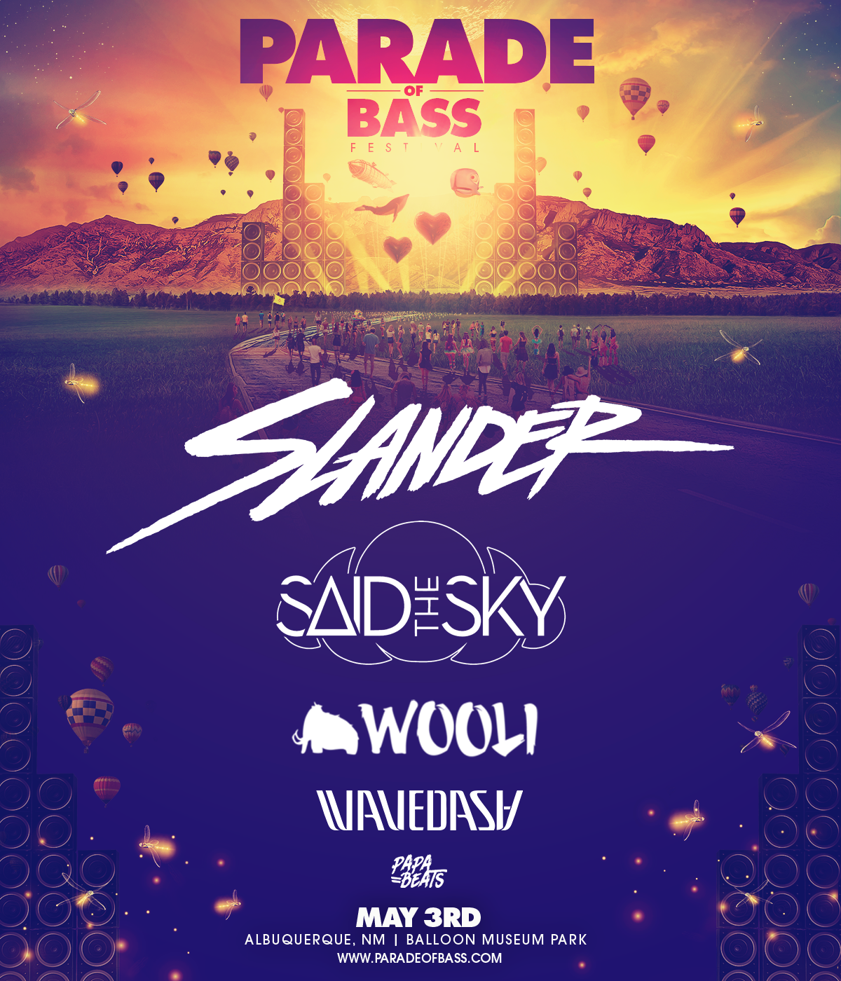 Parade of Bass 2019 Flyer