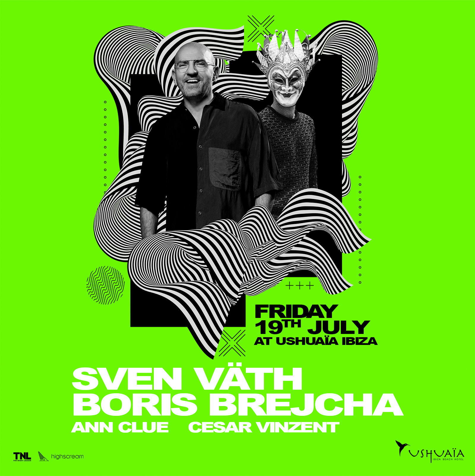 Sven Vath & Boris Brejcha Flyer