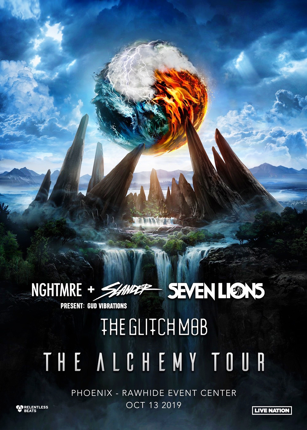 NGHTMRE + SLANDER Alchemy Tour 2019 Flyer