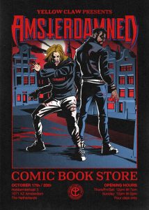 Yellow Claw Amsterdamned Comic Book